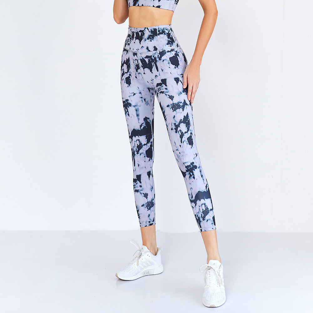 Women's High Waist Ocean Marble Legging, Leggings