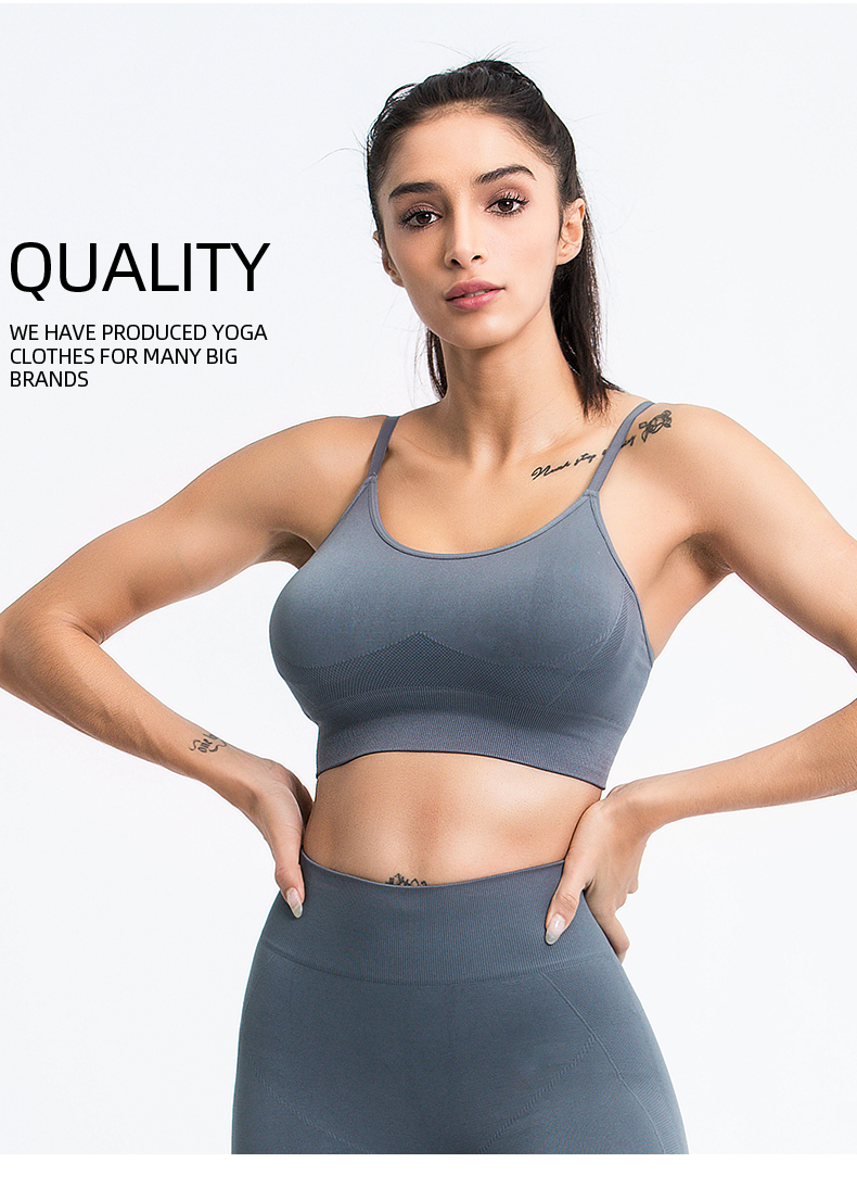 China Women sexy strapy gym top fitness workout yoga one shoulder sports  bra factory and suppliers