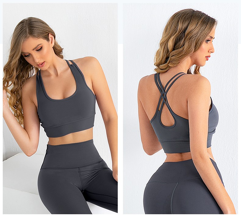 Comprar Sykooria 3 Pack Strappy Sports Bra for Women Sexy Crisscross for  Yoga Running Athletic Gym Workout Fitness Tank Tops en USA desde Costa Rica