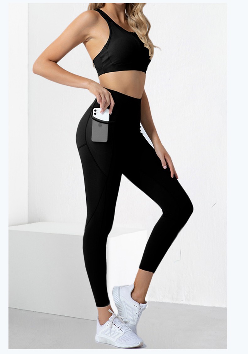 China Wholesale Sport Suit Women Fitness Clothing Active Wear Set Gym  Sportswear Running Leggings Yoga Set factory and suppliers