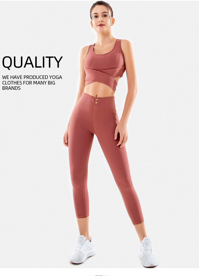 Women Shockproof Women Sport Bra Top Breathable High Waist Gym Leggings  Fitness Workout Yoga Set for Exercise Running - China Yoga Suit and Yoga  Set price